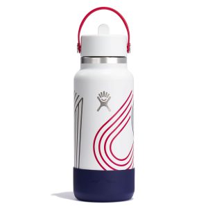USA 32 oz Wide Mouth with Flex Straw Cap