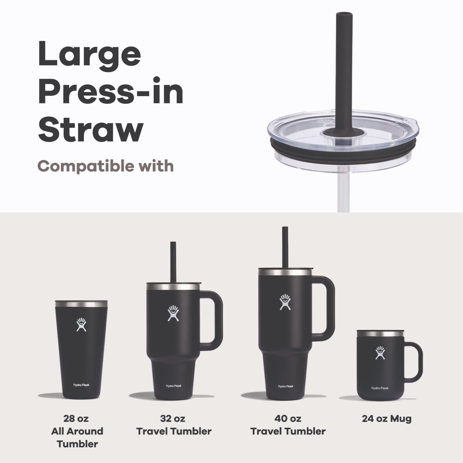 Large Press-In Straw Lid - Image 3