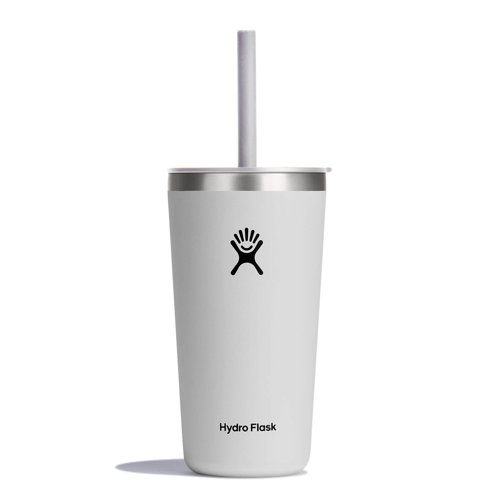 20 oz All Around Tumbler with Straw Lid - White - Image 2